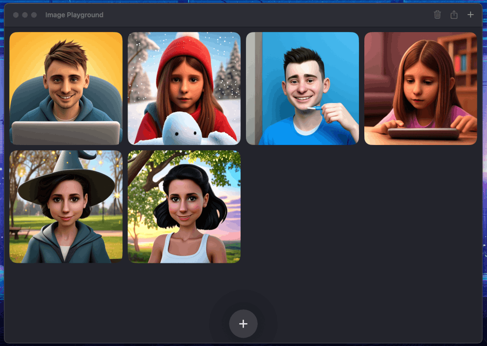 Image Playground app on macOS