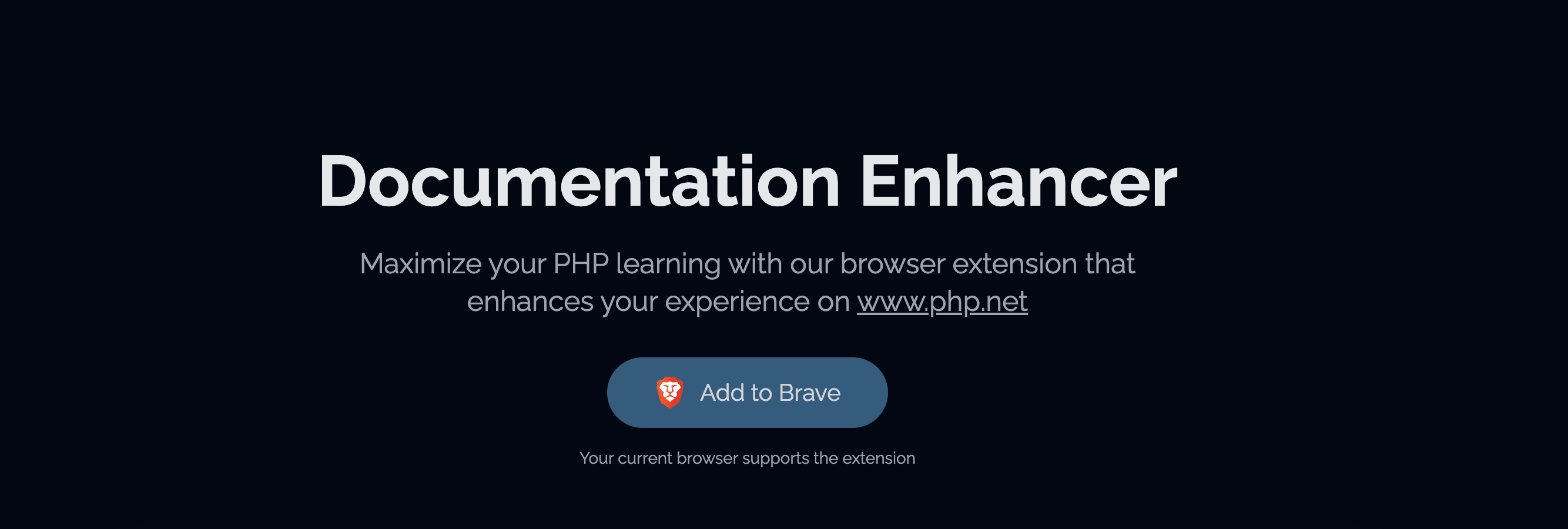 Maximize your PHP learning with our browser extension that enhances your experience on www.php.net