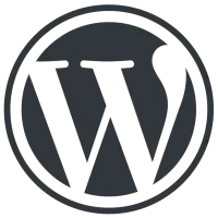 The logo of wordpress
